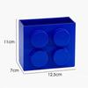 Building Blocks Refrigerator Magnetic Absorption Box Plastic Wrap & Straws Holder Fridge Side Storage Organizer Home Decor