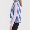 Dal Cashmere Bi Color Cashmere Scarf Blue Gray