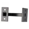 Versatile Matte Black Handrail Brackets Suitable for Various Applications