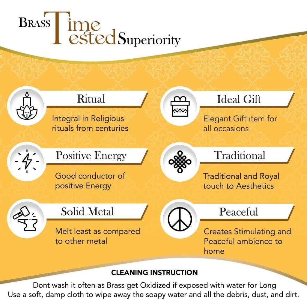 100% Reines Messing Löwen-Schauobjekt für Heimdeko Wohnzimmer Dekoartikel | Schauobjekte Geschenkartikel für Heimdekoration