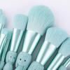 10 Pcs New Mermaid Makeup Brushes Set Powder Foundation Blush Blending Eye shadow Lip Cosmetic Beauty Make Up Brush Kits