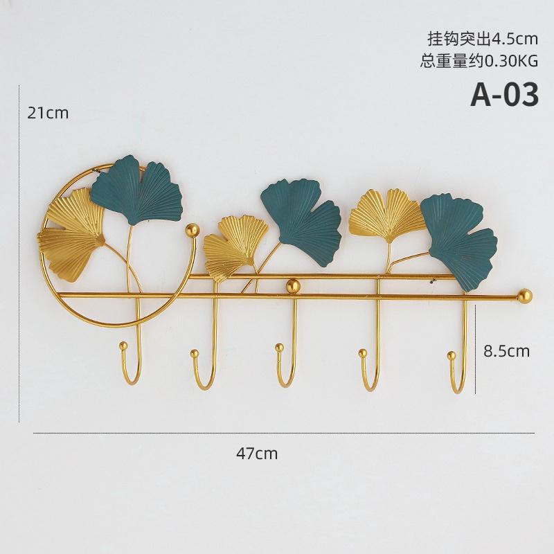 

Кованый железный крючок настенный держатель для хранения ключей украшение прихожей на входе настенный крючок крючок для подвешивания пальто шляп шарфов лист домашний декор 3