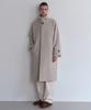 Cashmere Blend Oversized Balmacaan Coat [Oatmeal]