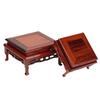 High Quality Coffee Tea Sets Wooden Pedestal Display Stand Tea Pot Base Tea Tray Cup Wooden Mat Dining Room Sets Drinks Shelf