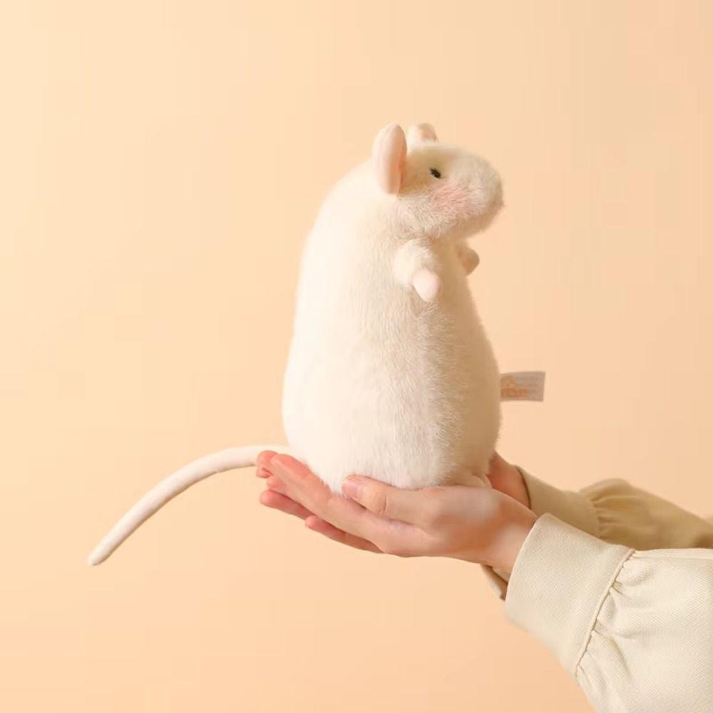 15/21CM Rat Plush Toys Bag Charn Mouse Pendant Birthday Gift Stuffed Mouse Doll Kids Toy