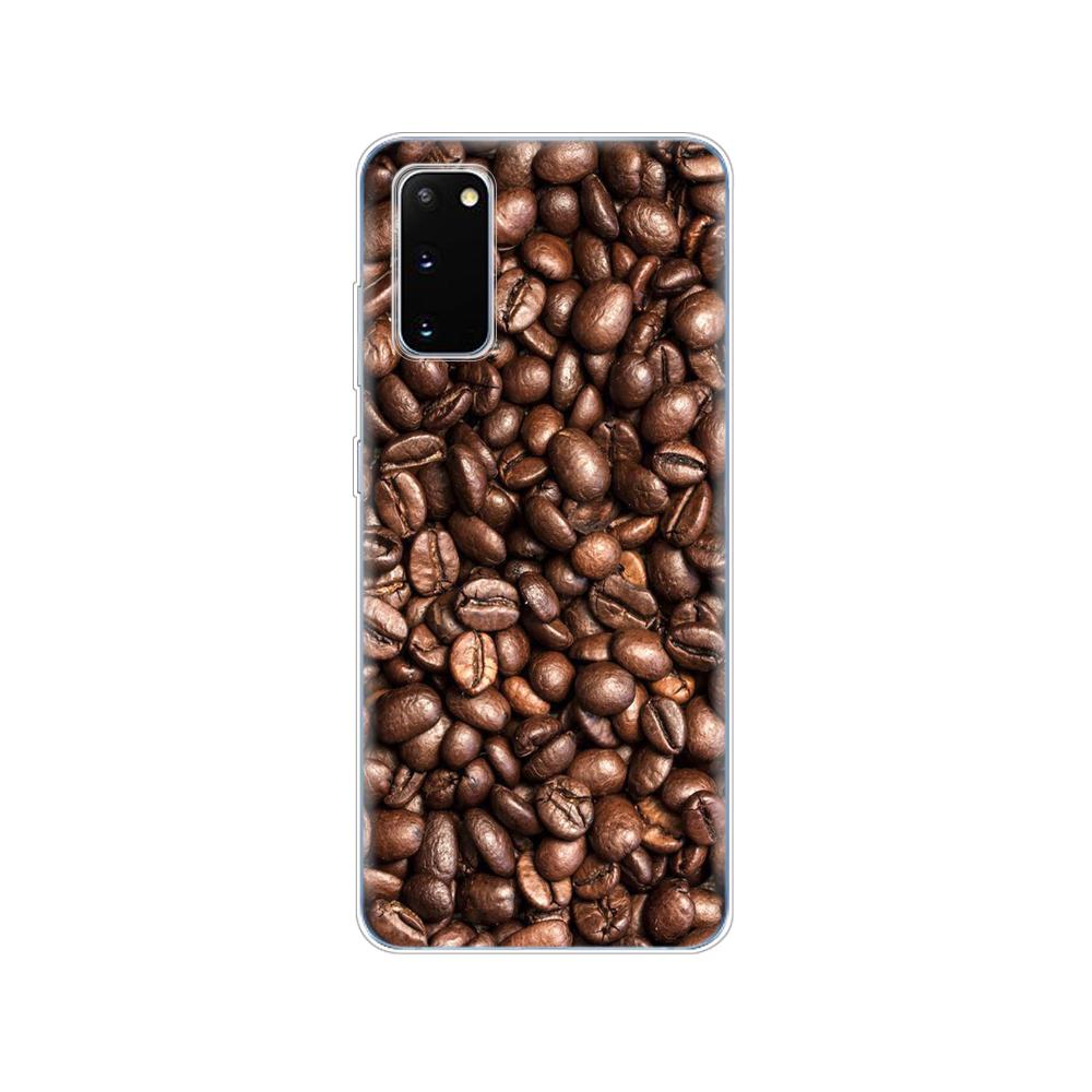 Silicon Case For Samsung Galaxy S20 PLUS Ultra S10 Lite Phone Cover For Samsung Note 10 Plus Lite Case Ok But First Coffee