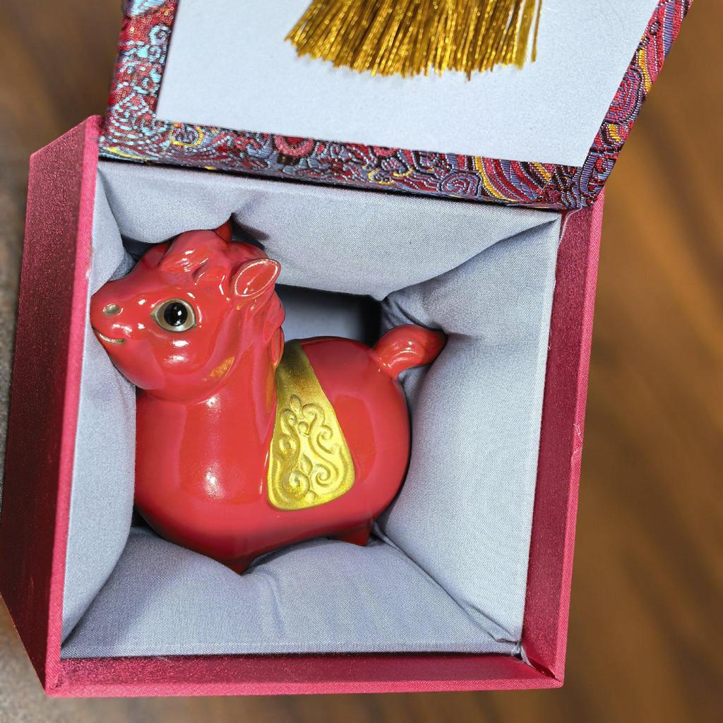 Sofort Reichtum Keramikpferd Figur: Chinesischer Stil Dekor für Zuhause, Geschäft oder Geschenk