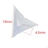 100/200 Pieces of Transparent Dust Corners for Stairs, Decorative Triangular Stair Corner,