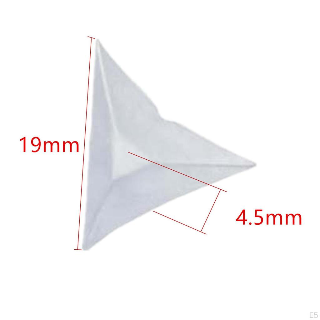 100/200 Pieces of Transparent Dust Corners for Stairs, Decorative Triangular Stair Corner,