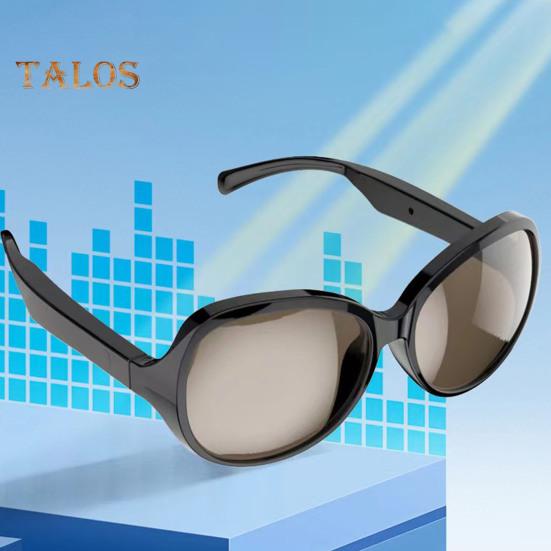 2-i-1 Bluetooth-kompatible solbriller Hodetelefoner IPX4 Vanntett Ultralett polarisert linse UV-beskyttelse Sports Smart Brille-hodetelefoner