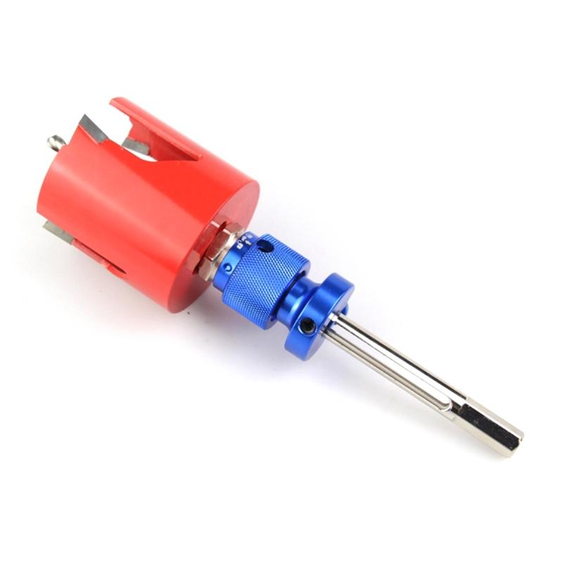 Hexagonal Handle Quick Release Hole Saw Mandrel Drill Bit For Precisions Drilling With Universal Drill Compatibility