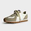 2025 autumn new models, color matching front lace-up platform versatile high-heeled sports shoes, daily casual dad shoes for women
