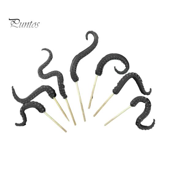 7 Pcs Planter Insert Octopus Tentacles Resin Octopus Tentacles Flower Pot Decoration Waterproof Tentacles Stakes for Potted Plants Bonsai Decorations