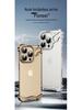 iPhone 16/17 Pro Max Air Irregular Metal Border Protective Case with Heat Dissipation
