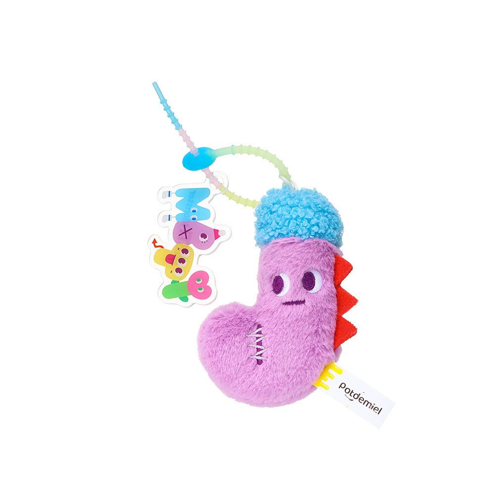 Monster Honey Jar Alphabet Plush Keychain Cute Cartoon Soft Toy Gift Adorable