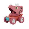Children's Cartoon Elastic Dinosaur Pull Back Car 3-9 Years Old Boy And Girl Toy