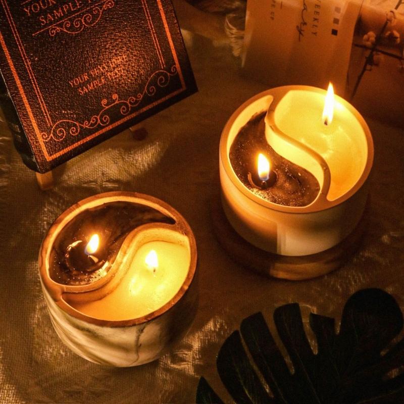 Candle Mold, Non Stick Easy To Demold for DIY Candle Plaster Resin Craft Home Decor, Epoxy Resin Casting