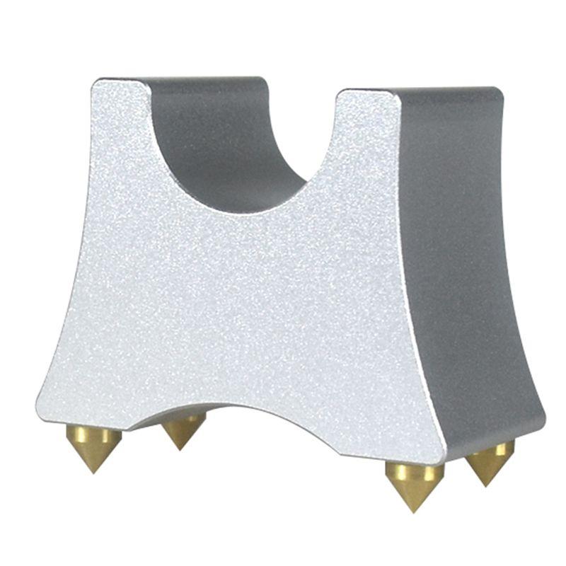 

ABNR Hi-Fi Audio Cable Support Stand Spike Supporting Frame Pure Trailing Pad Multi-Function For Speaker Wires & Signal Cables серебряный