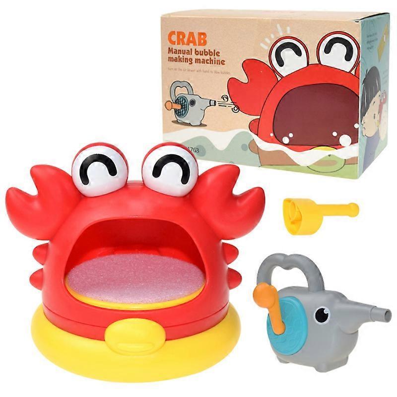 Children's Bath Toys, Crab, Shark, Automatic Bubble Blowing Machine, Baby Showercrab