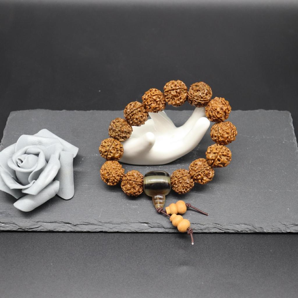 King Kong Bodhi Seed Bead Bracelet - Unisex Buddhist Literary Plaything