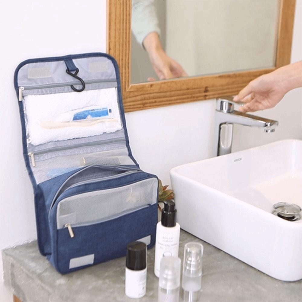 Waterproof Cosmetic Bag Multi-layer Dry Wet Separation Bag Fashion Makeup Bag  Travel Use