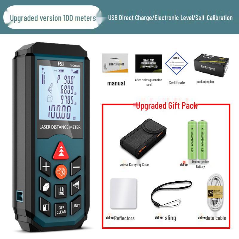Handheld High-Precision Laser Rangefinder & Electronic Distance Ruler