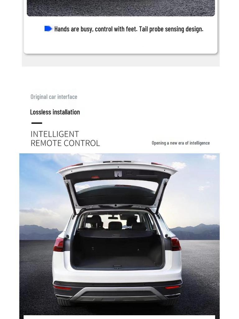 Volkswagen T-Cross Electric Tailgate with Anti-Pinch Feature
