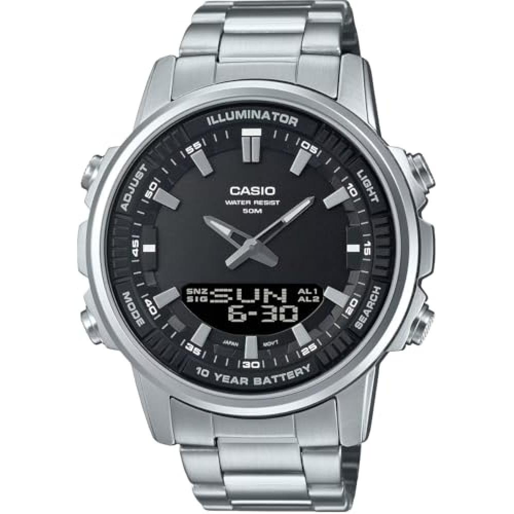 

CaSio Amw 880d 1av [] [CaSio] Мировое время AnadeSi кварцевые мужские часы Black Metal Band overSeaS