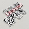 OUTLAW EDITION Metal Emblem Sticker Badge Fender Funny Decal Car Truck Replacement Door Decoration For Universal Car Motorcycle