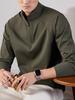 2026 Spring Men's Seamless Half-Zip Long-Sleeve Base Layer Shirt - Outdoor Casual Sports Top