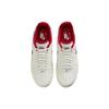 Nike Air Force 1 07 Sail Gym Vermelho Bordado Swoosh Tênis Unissex Creme Coco-Leite Flat-Pewter FV0392-101