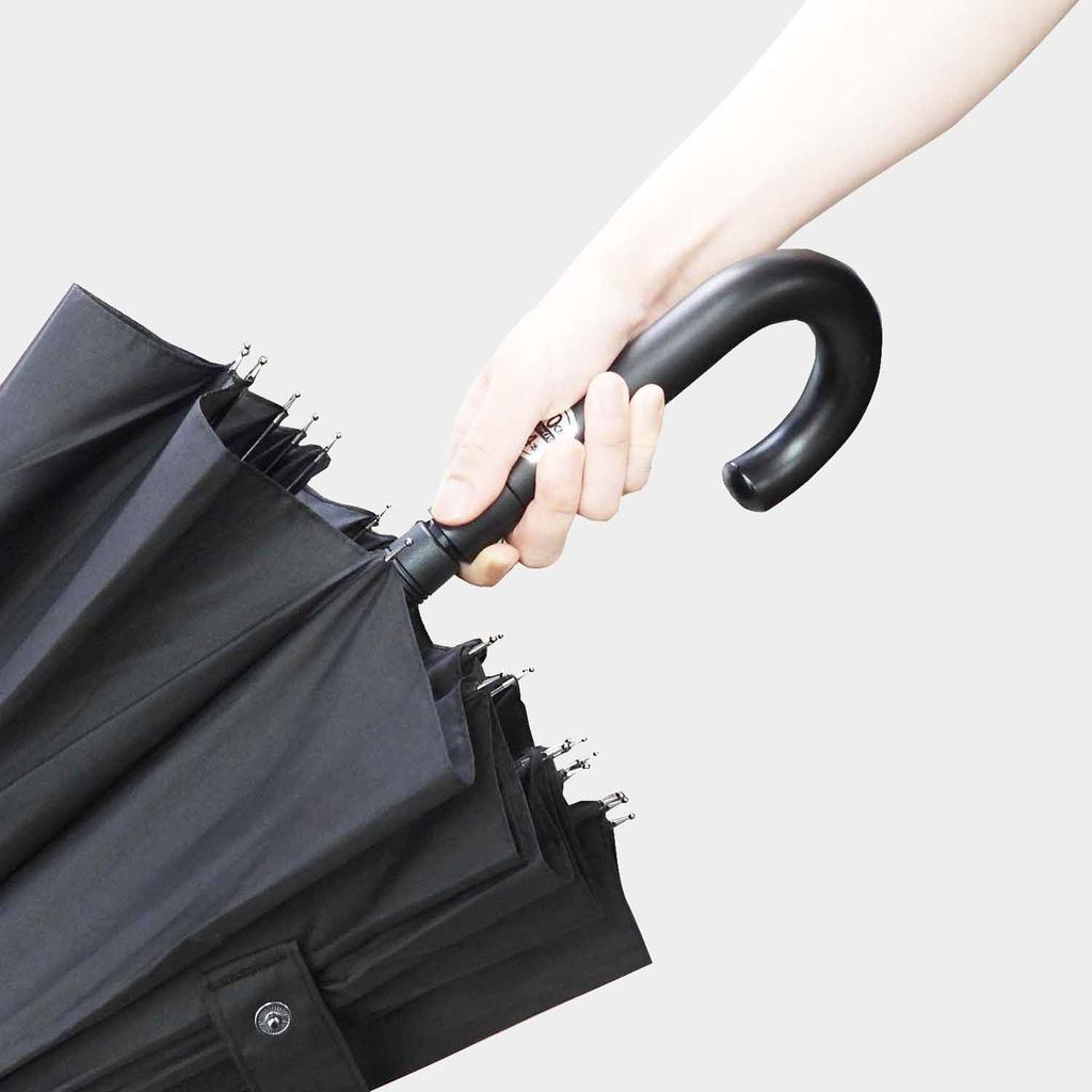 Long Umbrella for All Weather 24 70cm Main Fiberglass Highly UV Protection of Over Approximately 121cm Diameter When In Use Conditions, Windproof,