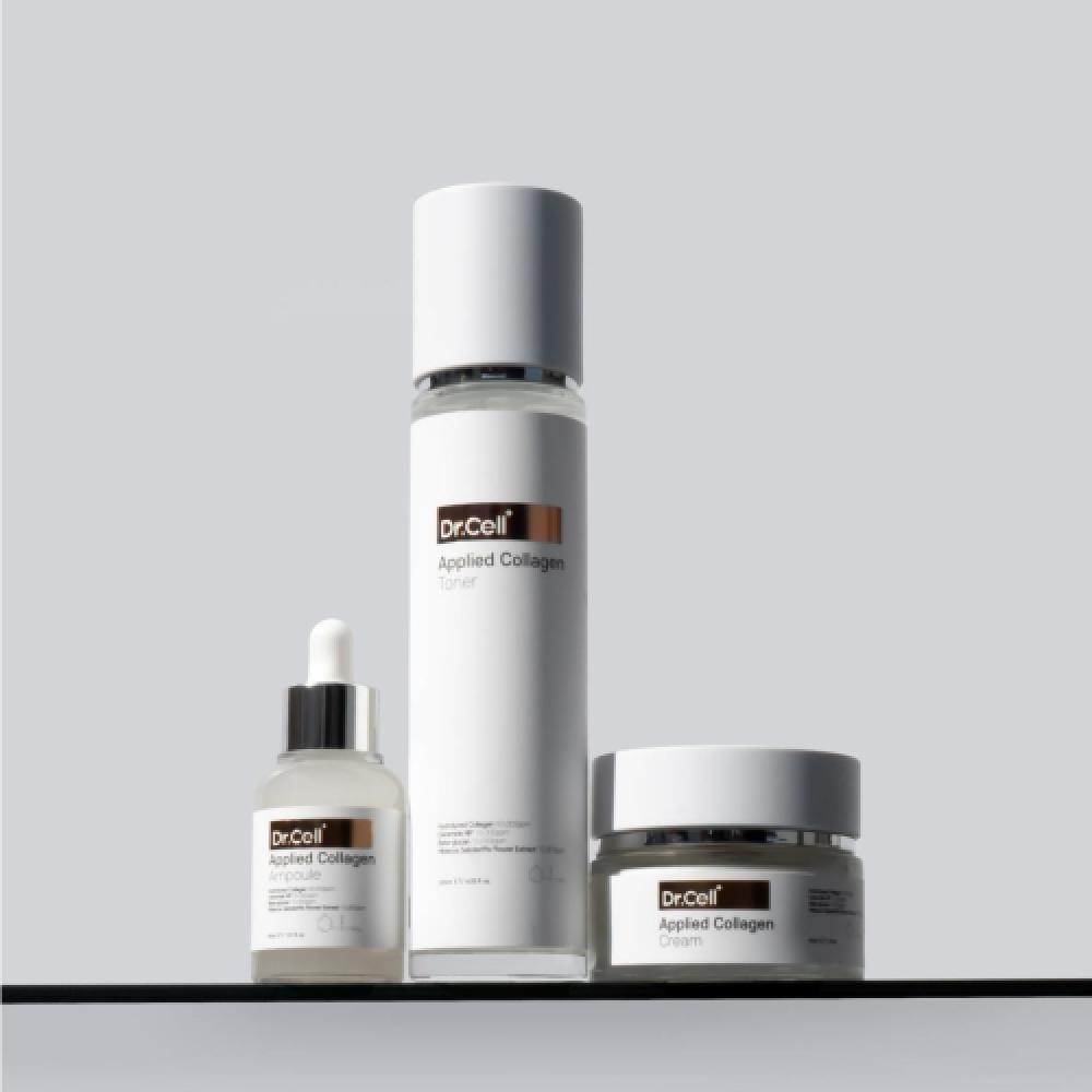 Drcell Collagen Care Set   Ampoule + Toner + Cream 1 Set NONE