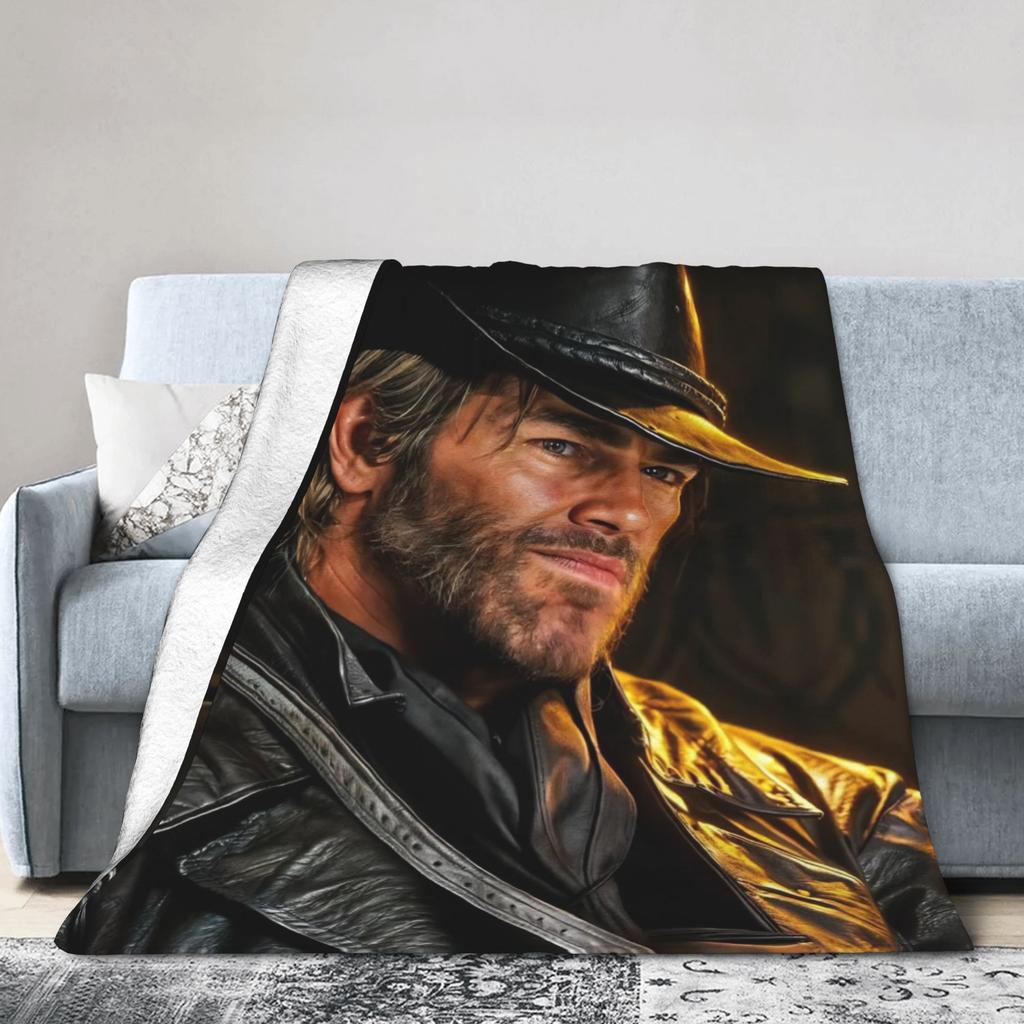 Pătură Merch Arthur Morgan Ultra Moale Pături Aruncate pentru Pat 50x60 Inci Mai Multe Dimensiuni Pături Aruncate și Pături