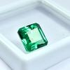 Green Garnet Natural 9.15 Ct Loose Gemstone Extremely Rare Square Cut.