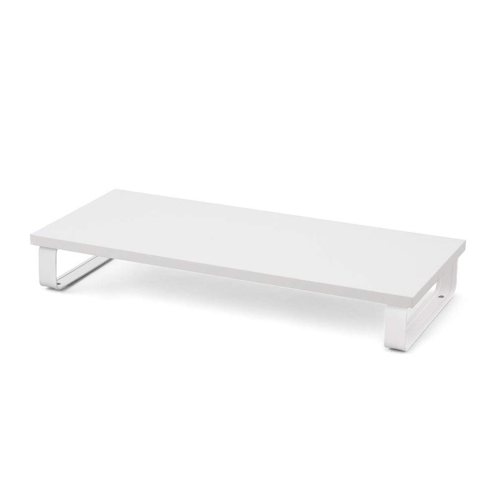 

Iris Ohyama Monitor 59cm Features a large storage raises eye level to reduce neck and shoulder a simple design that blends seamlessly with interior белый