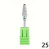 1 Pc Tungsten Carbid Nail Drill Bits Electric Manicure Drill Accessory Milling Cutters for Nail Gel Polish Remover Nail Tools