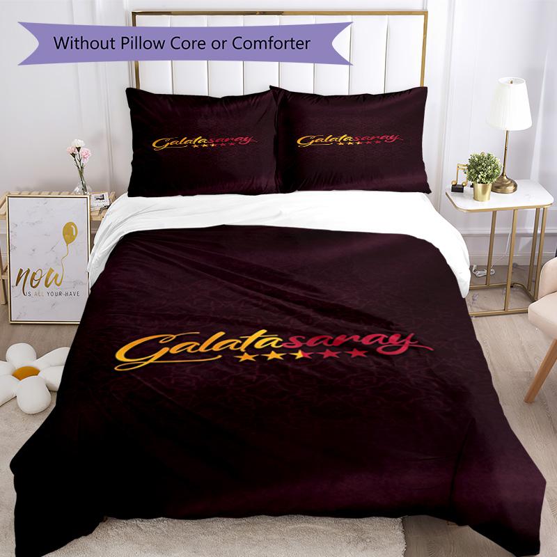 Set Biancheria da Letto Galatasaray Traspirante Copripiumino con Federe Biancheria da Letto Decorativa per Camera da Letto Decorazione della Casa Regalo di Compleanno