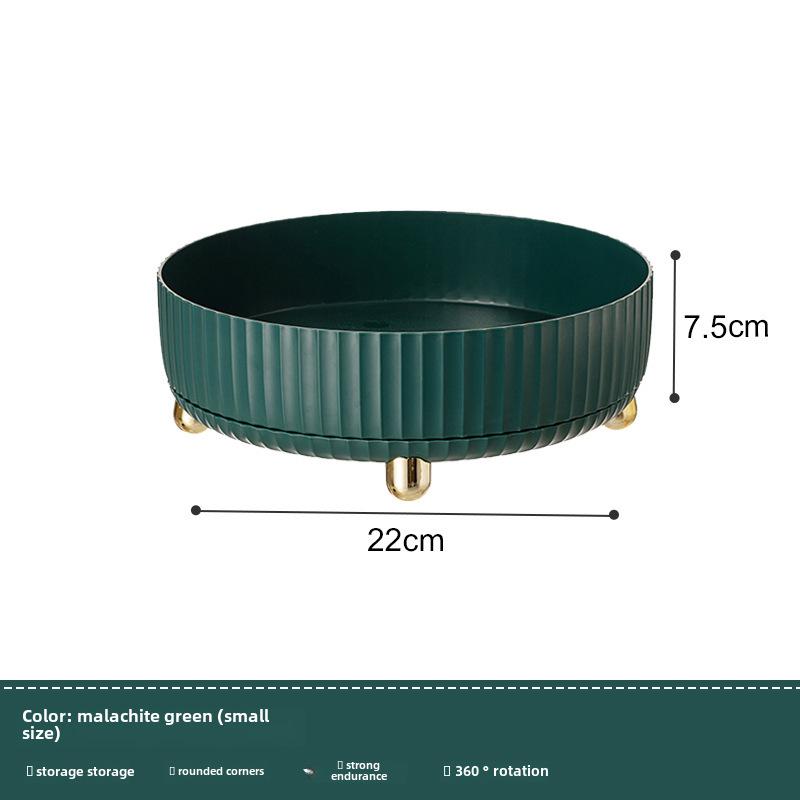 

Органайзер для косметики та догляду за шкірою великої місткості, що обертається, для робочого столу