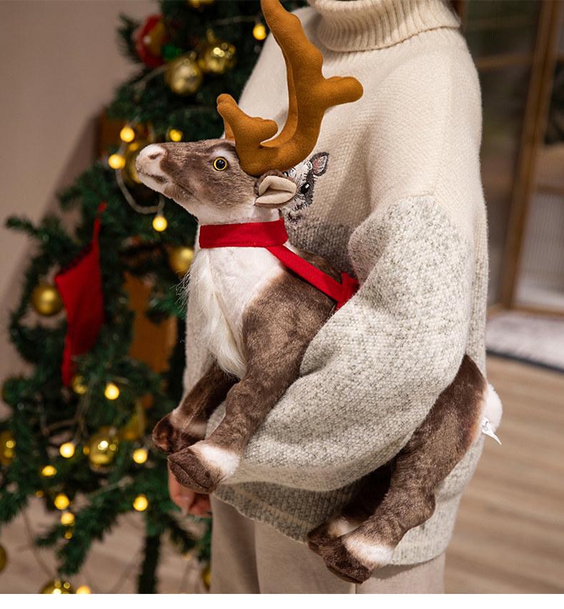 Adorable Moose & Reindeer Plush Toy - Christmas Deer Doll for Kids