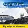 Four Seasons Universal Car Sunshade- Anti-Snow & Anti-Frost Cover