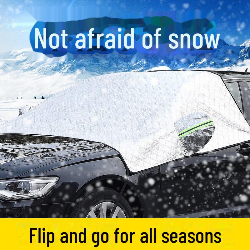 Four Seasons Universal Car Sunshade- Anti-Snow & Anti-Frost Cover