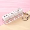 Creative Cat Fidget  Keychain Kawaii Keycap Keychain Cute Finger Keyboard Pendant  Backpack Pendant