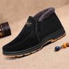 Men's Winter High-Top Thickened Cotton Boots - Warm Old Beijing Style