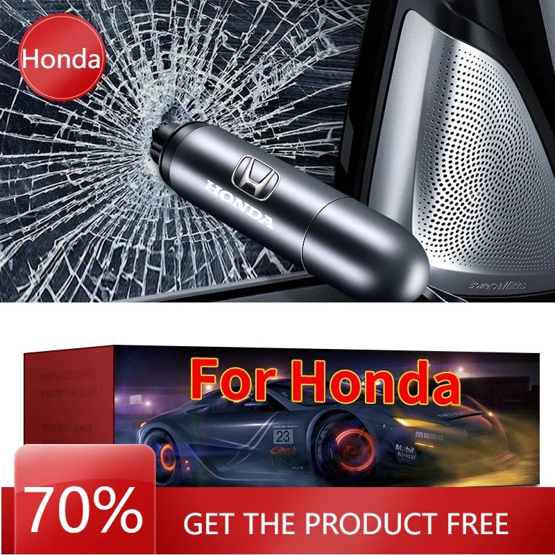 2025 Car New Honda Car Broken Window Hammer Mergency Escape Tool Car Goods For Honda Civic Fit City Cry Accord CB500 Cb650r Forz