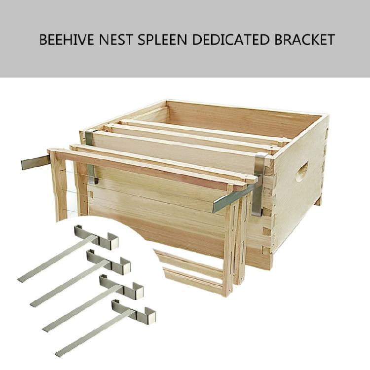 4Pcs Stainless Steel Bees Hives Frame Holders With Full Frame Support Capacity Beekeeping Bracket Rack Bees Hives Accessories