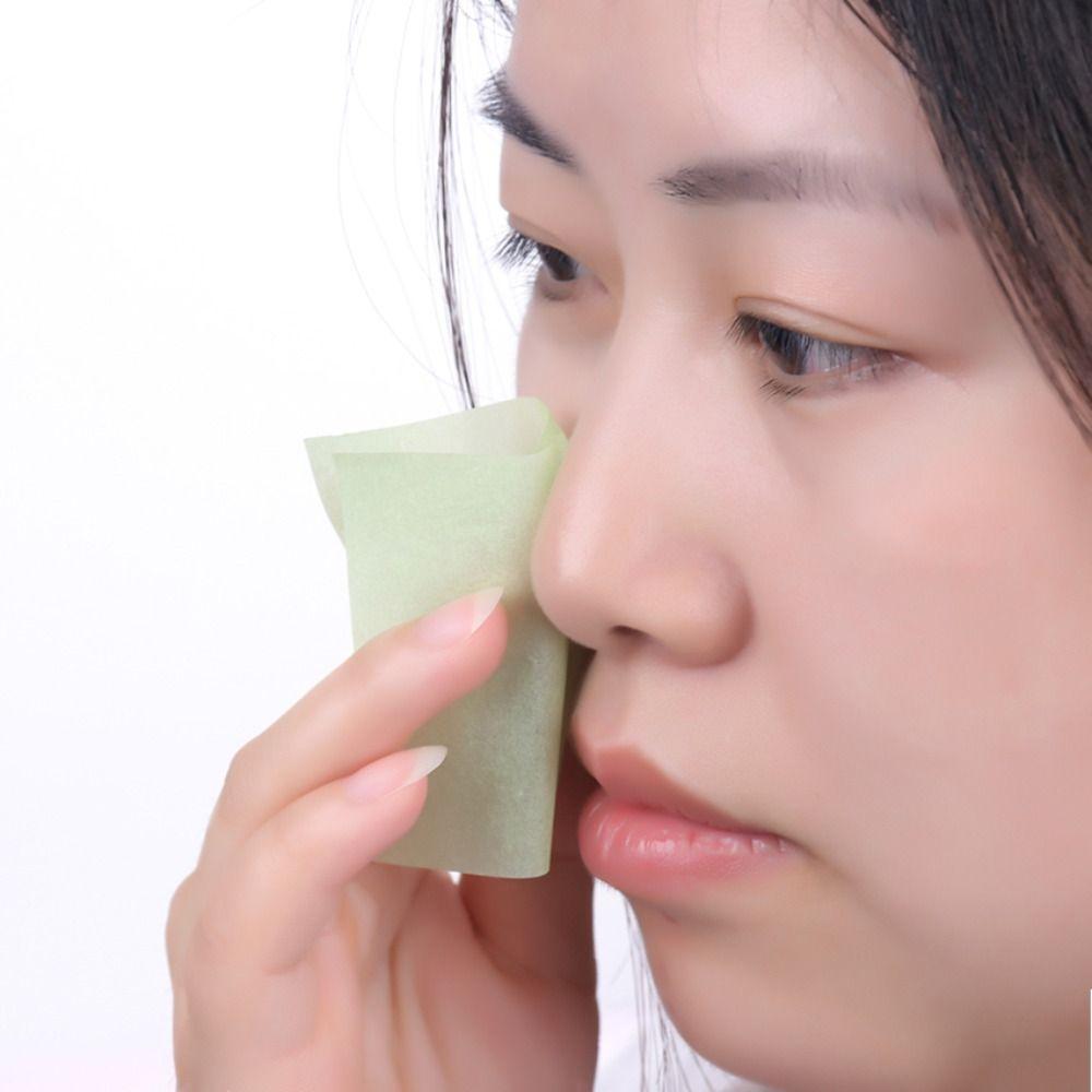 100Pcs Skin Care Oil Control Film Anti-grease Facial Oil Absorbing Paper Beauty Tools  Women Men