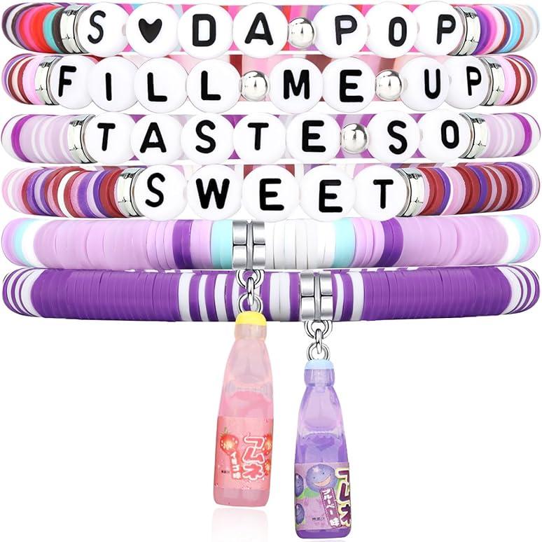 

Корейская поп-браслет Вечеринка по случаю дня рождения Дружба Подарки для лучших друзей для фанатов Декор Хэллоуинские наряды soda pop