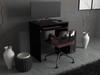 Small Black Computer Desk 68 Cm 1 Shelf Gaming Furniture School