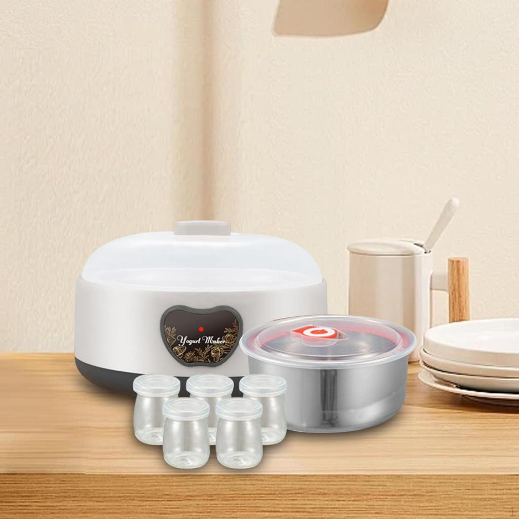 Automatyczna maszyna do jogurtu 1,2 l, domowa, cicha, wielofunkcyjna